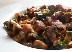 Pfifferlinge mit Speck
