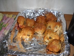 Hackfleisch Teigtaschen