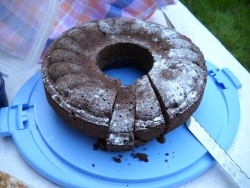 Schokokuchen mit Nüsse