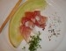 Salat mit Melone, Birne und Prosciutto picture