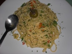 Spaghetti alogio e olio