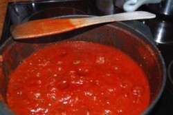 Foto: Spaghetti-Sauce © Paul-Georg Meister/PIXELIO