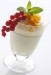 Panna Cotta mit grünem Matcha-Tee und Espuma von Anglaise