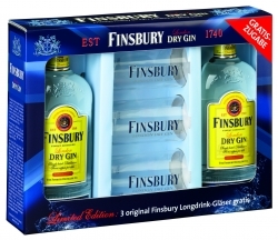 Finsbury London Dry Gin in limitierter Verpackung
