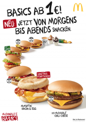 McDonald’s: Burger am Morgen und McMuffin Bacon & Egg den ganzen Tag
