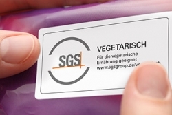 SGS: Neues Prüfzeichen für vegane und vegetarische Nahrungsmittel