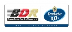 Sponsoring: Krombacher o,0 % ist offizieller Partner des Bund Deutscher Radfahrer