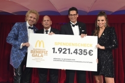 McDonald's: Knapp 2 Millionen Euro für schwer kranke Kinder