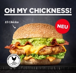 Hähnchenburger: Burgerista präsentiert Neuzugang El Chicko