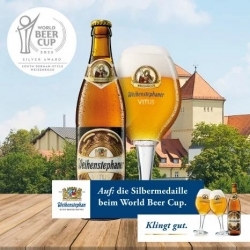 Weihenstephan: Silber für den Weizenbock Vitus beim World Beer Cup